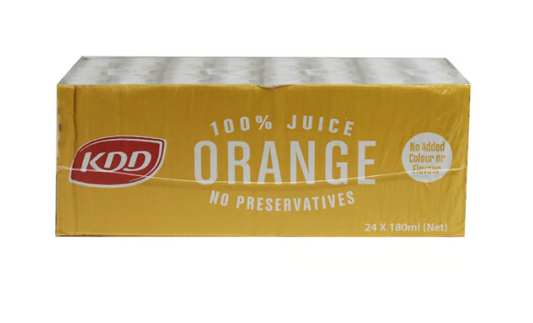 KDD ORANGE JUICE 180ML X 24