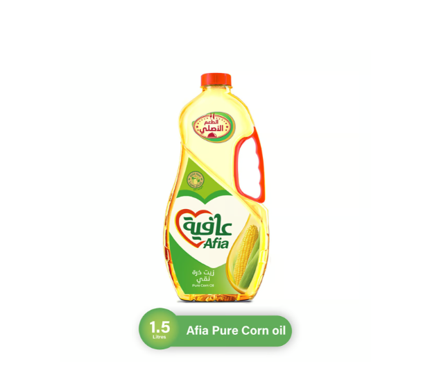 Afia Pure Corn Oil Enriched with Vitamins A D & E 1.5 Litres