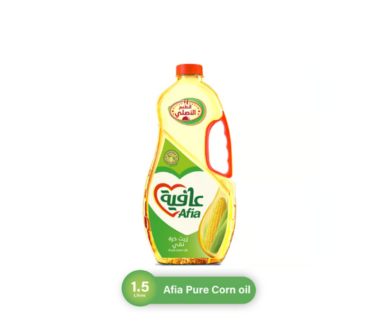 Afia Pure Corn Oil Enriched with Vitamins A D & E 1.5 Litres