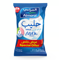 Almarai Milk Powder Fortified Full Cream Value Pack 2.25 kg