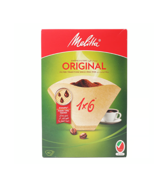Melitta Original Coffee Filters 1x6 40pcs