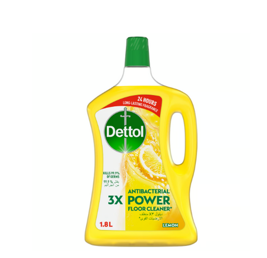 Dettol Lemon Antibacterial Power Floor Cleaner 1.8 Litre