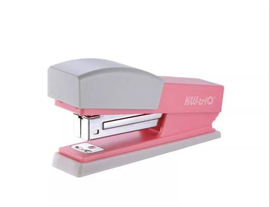 KW-Trio 055X6 Cute Swing Stapler, 20-Sheet Capacity, with 1000 Staples (Pink)