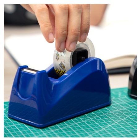 Tape dispenser small Deli - 814 BLUE