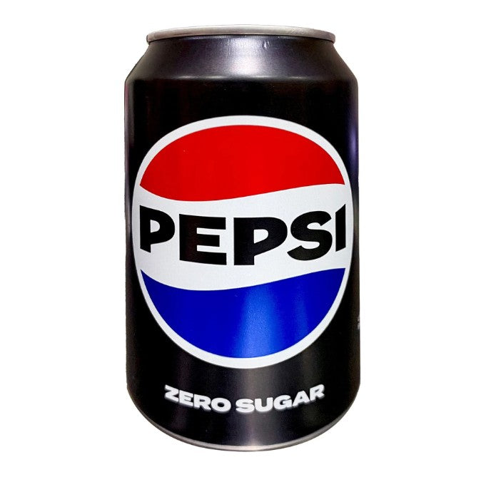 Pepsi Zero Sugar Black Can 330 ml