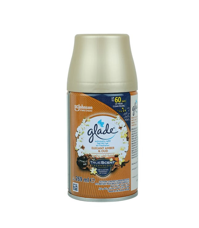 Glade Automatic Refill Air Freshener Elegant Amber And oud 269 ml
