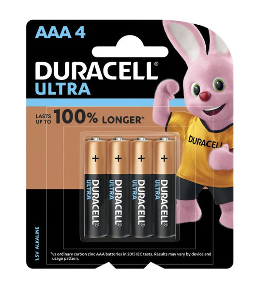 Duracell Ultra AAA Battery 4pcs