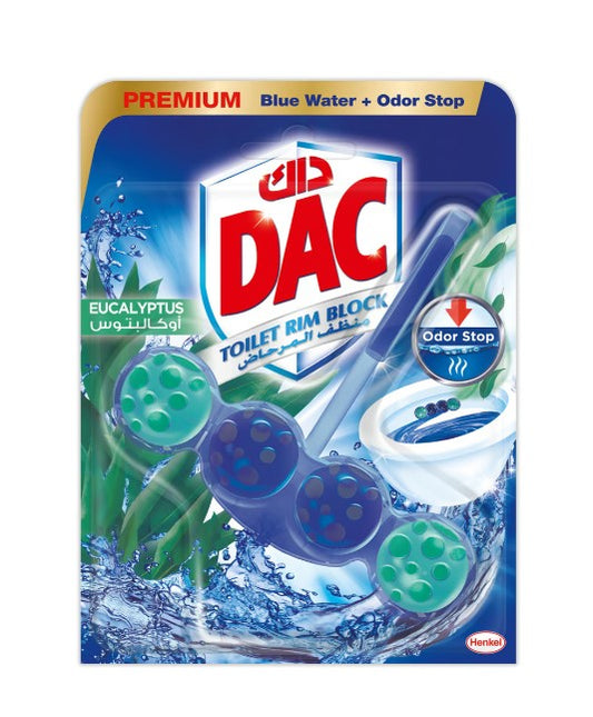 Dac Blue Active Toilet Rim Block Eucalyptus 50 g
