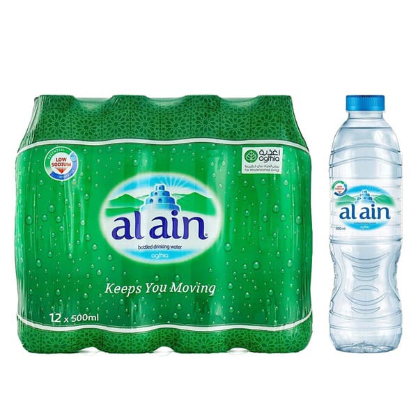 Al Ain Natural Mineral Water 500mlx 12 Case