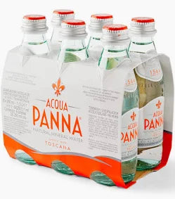 Acqua Panna Toscana Bottled Natural Mineral Water 250mlx 6 Bottls