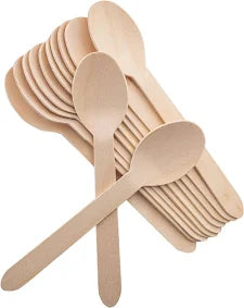Hotpack wooden Spoon 100pcs x 20pkt x 1ctn