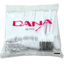 Dana HD Plastic Tea Spoon White 50s