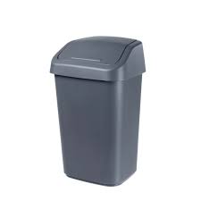 Flip Top Plastic Dust Bin 10ltr