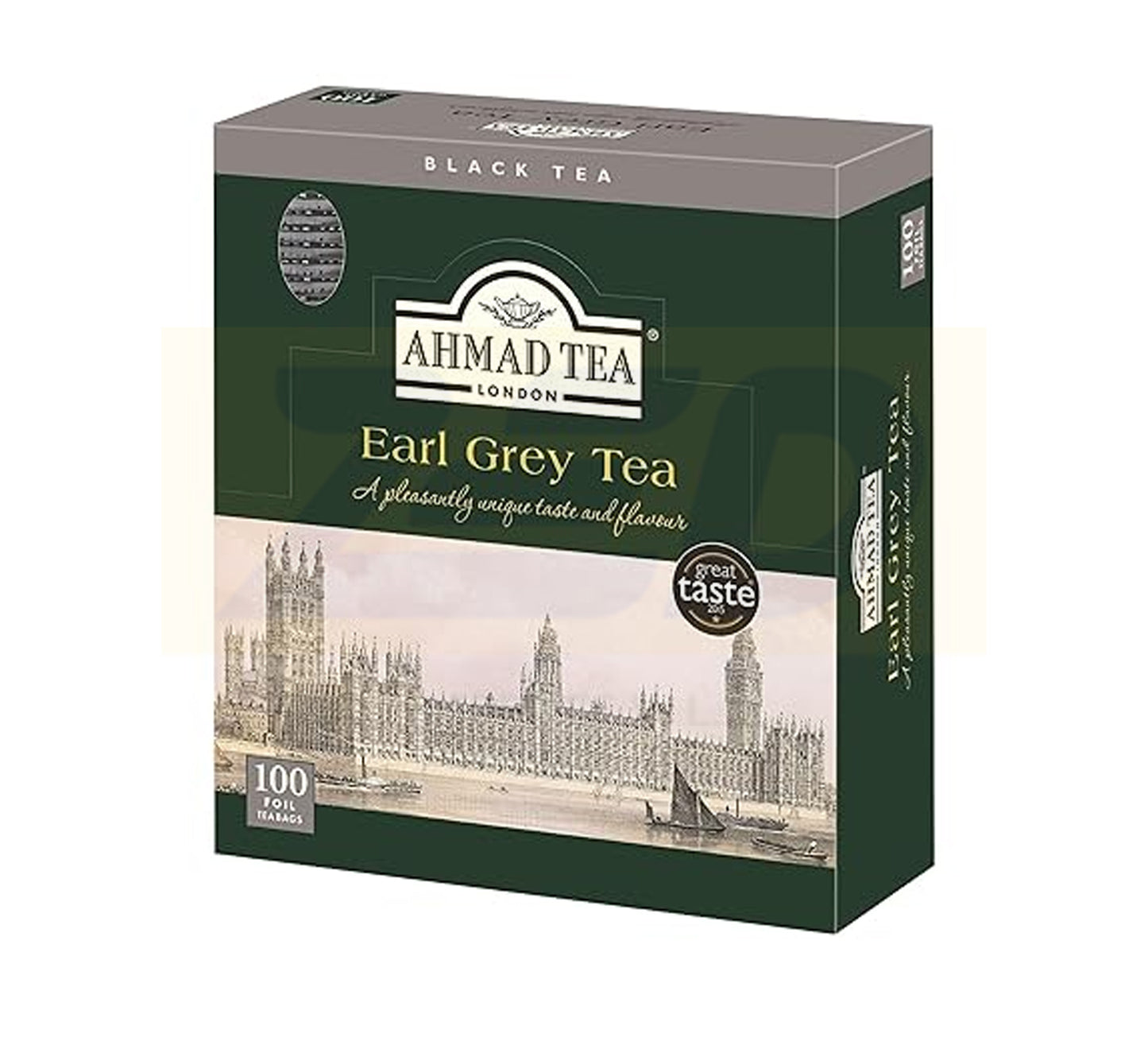 Ahmad Tea Earl Grey - 100 Foil Teabags x 12 Box