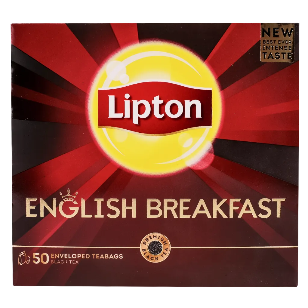 Lipton English breakfast Envelop tea Bag 50x2g