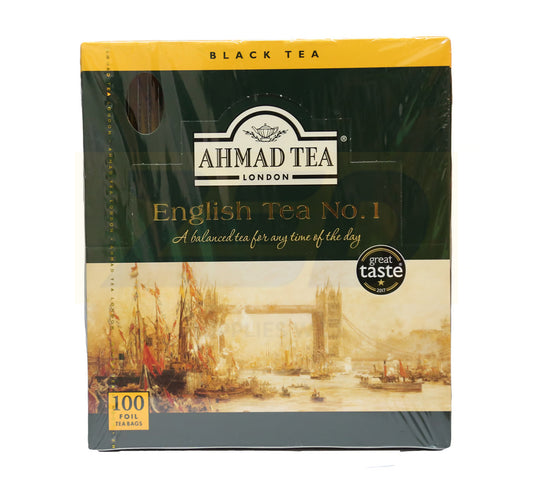 Ahmad English Tea No.1 - 100 Foil Teabags