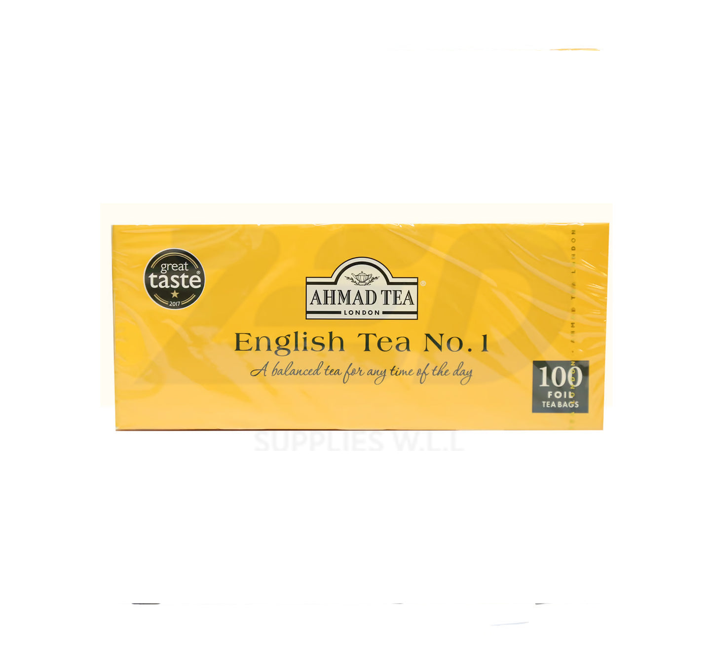 Ahmad English Tea No.1 - 100 Foil Teabags x 12 Box