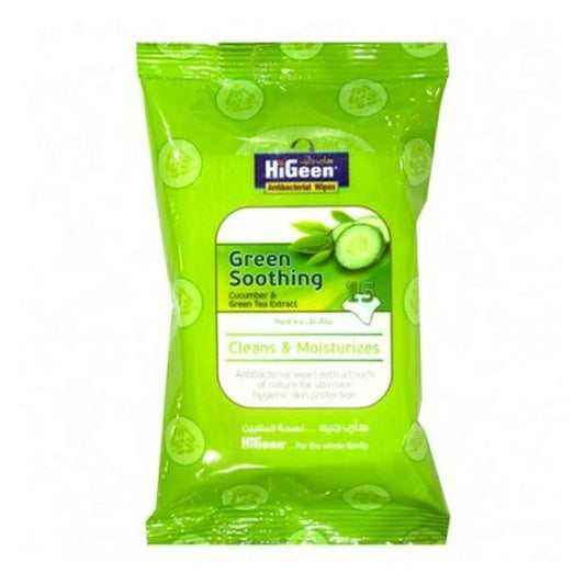 Hi Green Antibacterial Wipes Assorted Value Pack 15 Sheets