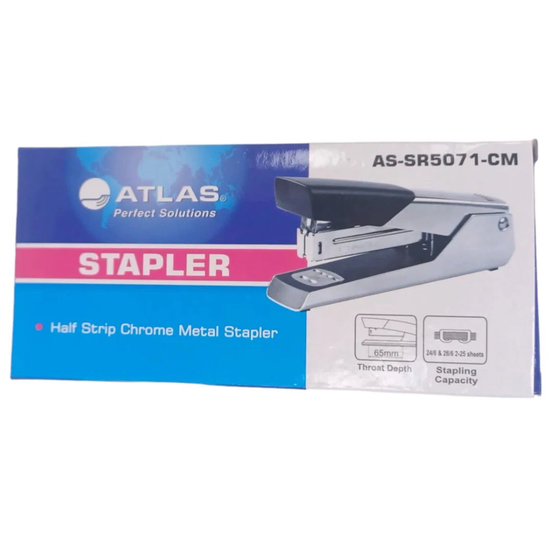 Atlas Half Strip Metal Staplr Powder CoatingBK AS-SR5071-BK