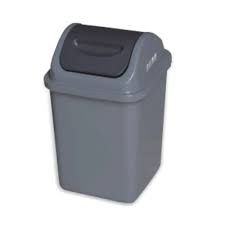Flip Top Plastic Dust Bin 10ltr
