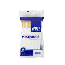 hotpack plastic desert spoon hd 50pcs 20pkt 1ctn