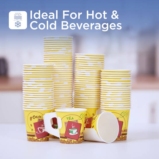 Hotpack Paper Cup 7oz W/ Print 7oz W/o Handle 50x20pkt