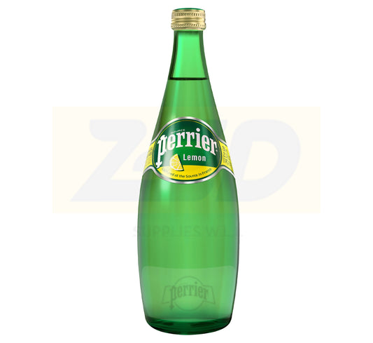 Perrier Natural Sparkling Mineral Water Lemon 24 x 200 ml