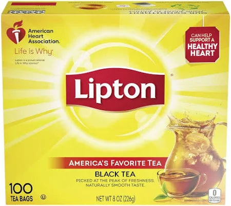 Lipton Yellow Label Black Tea Value Pack 100 Teabags