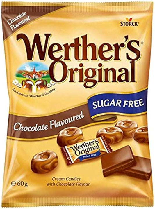 Strock Werthers Chocolate Sugar Free Bags (60gms)