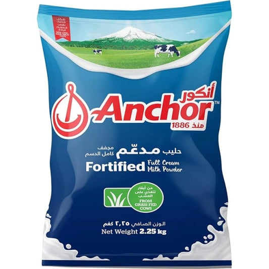 Anchor Full Cream Milk Powder 2.25 Kg Pouch  Special Offer