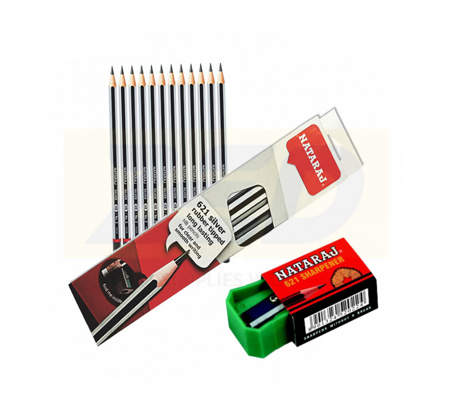 Nataraj Silver Pencil Sharpened 12 pcs/ pkt