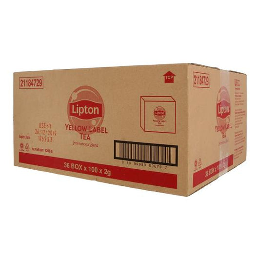 Lipton Yellow Label Black Tea 100 S X36