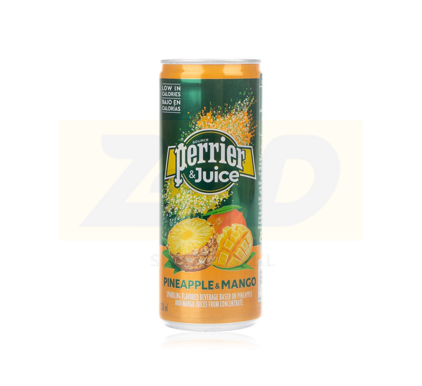 Perrier & juice, Pineapple and Mango Flavor slim can - 24 x 250 ml