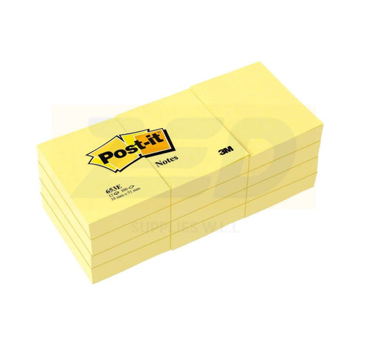 Post-it Notes 3M - 1.5 x 2 in - Yellow