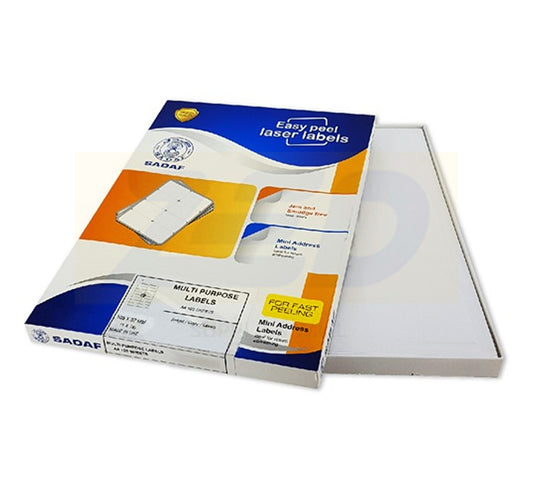 SADAF LASER LABEL A4 - 100 SHEET - 1 x 10 Labels