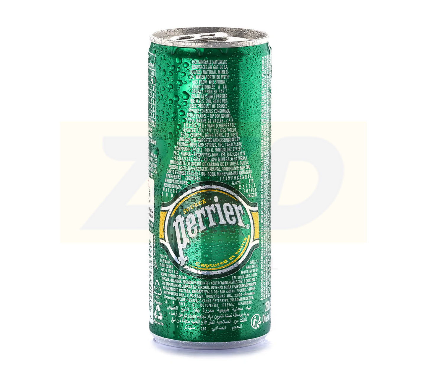 Perrier Natural Sparkling Mineral Water - Slim Can 3 x 10 x 250 ml