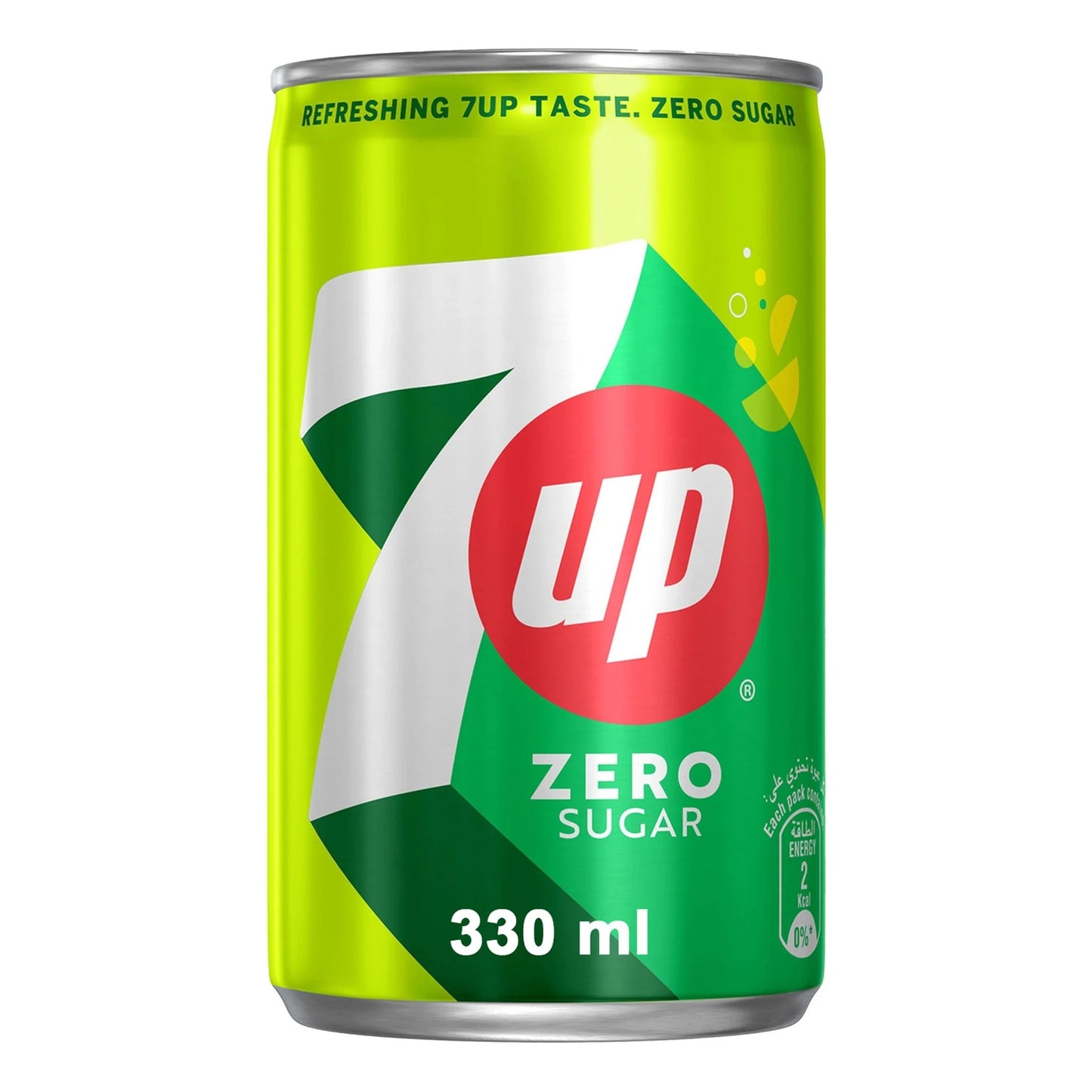 7Up Zero Zesty Lemon & Lime Flavor Zero Sugar Can 330 ml
