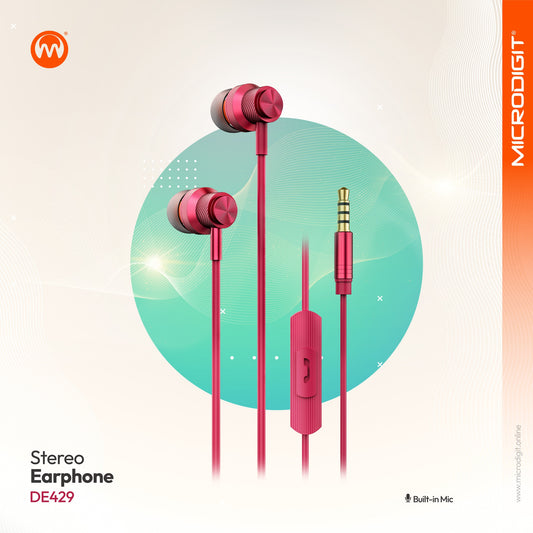 Wired Earphone Microdigit De429