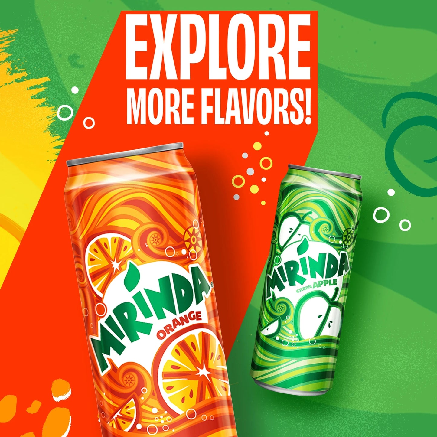 Mirinda Green Apple Can 330 ml x 6
