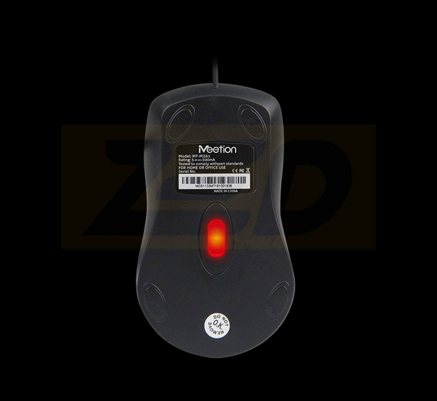 Meetion MT-M361 USB Wired Optical Mouse