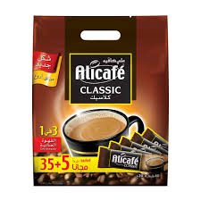 Alicafe Classic 3 in 1 Regular Coffee 40 Sachets 700 g