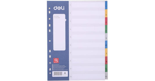Divider 1 To 10 Colour Deli