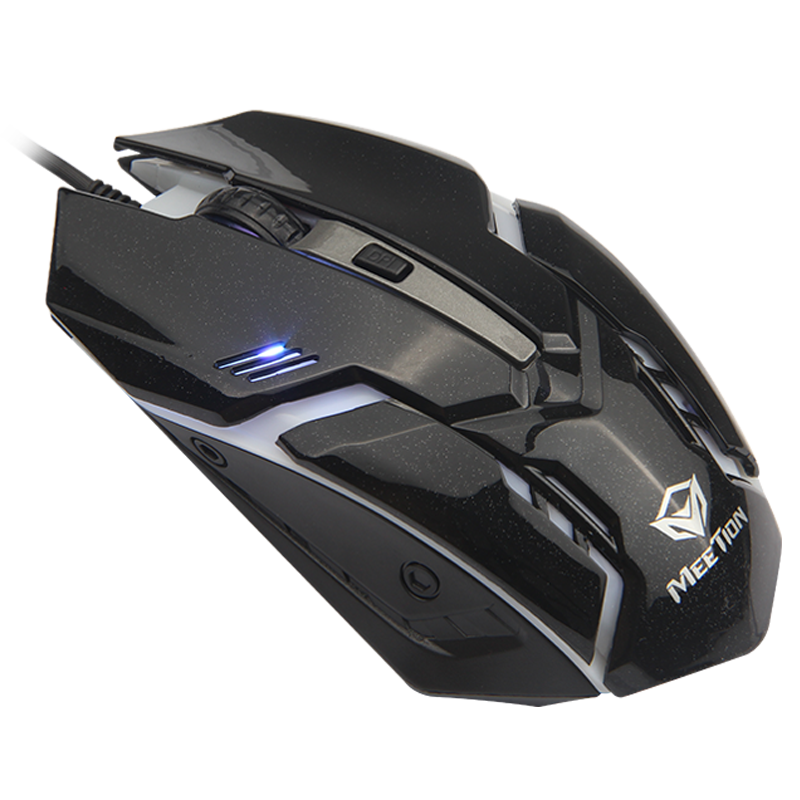 Meetion MT-M371 Gaming Mouse With backlit Black 1600 DPI
