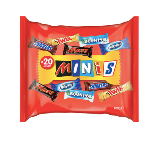 Galaxy's Mixed Minis Chocolate Value Pack 400gm