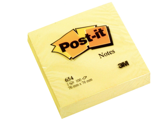 Post It Notes 3x3 In (76x76 mm) 100sheet