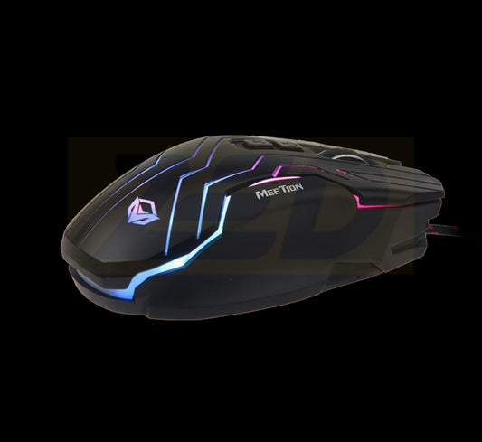 Meetion MT-GM22 Gaming Mouse With backlit Black 4800DPI