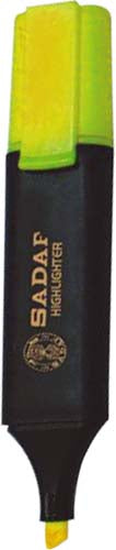 SADAF HIGHLIGHTER SDF6170 YELLOW COLOUR X10PCS /BOX