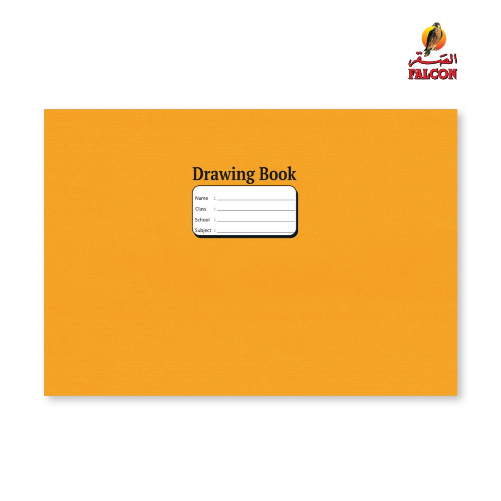 Drawing Book A4 White 18L Brown Cover PVC 00870