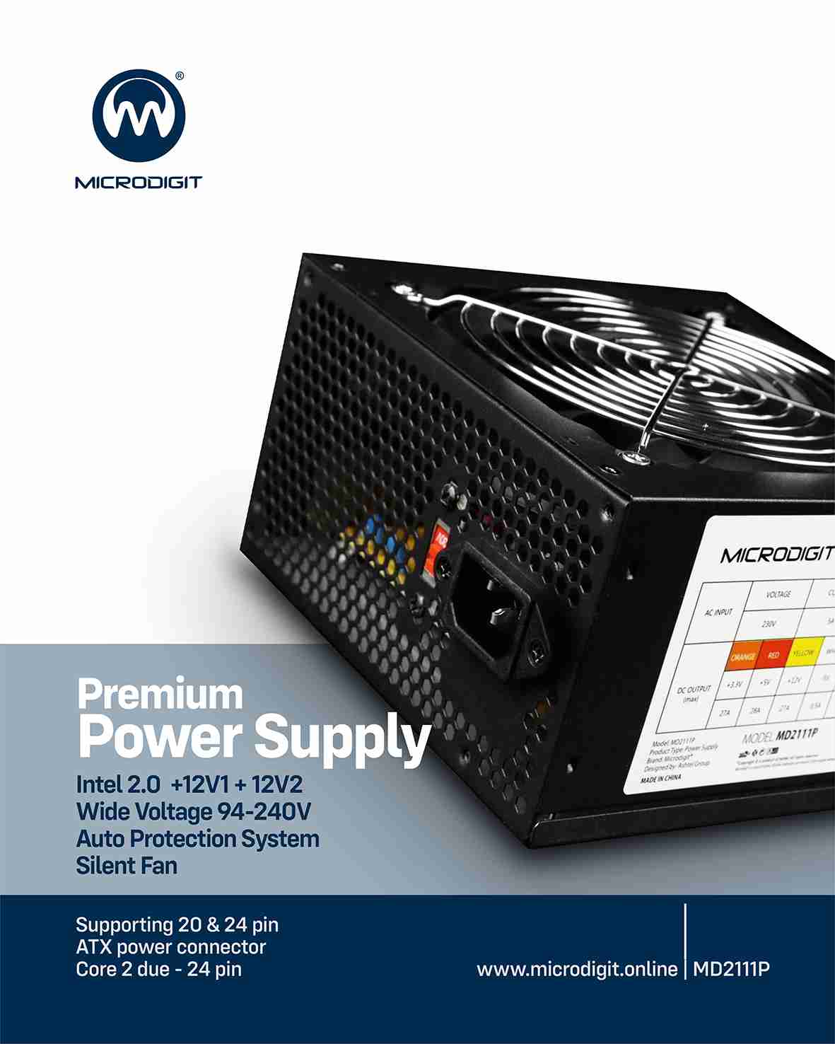 Desktop Power Supply Microdigit Md2111P