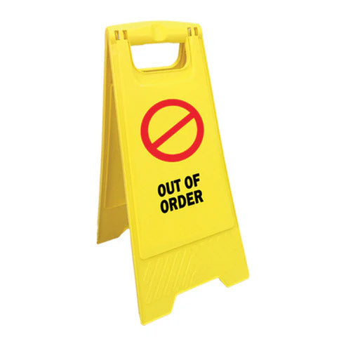 Sign Board YELLOW Break Free Design